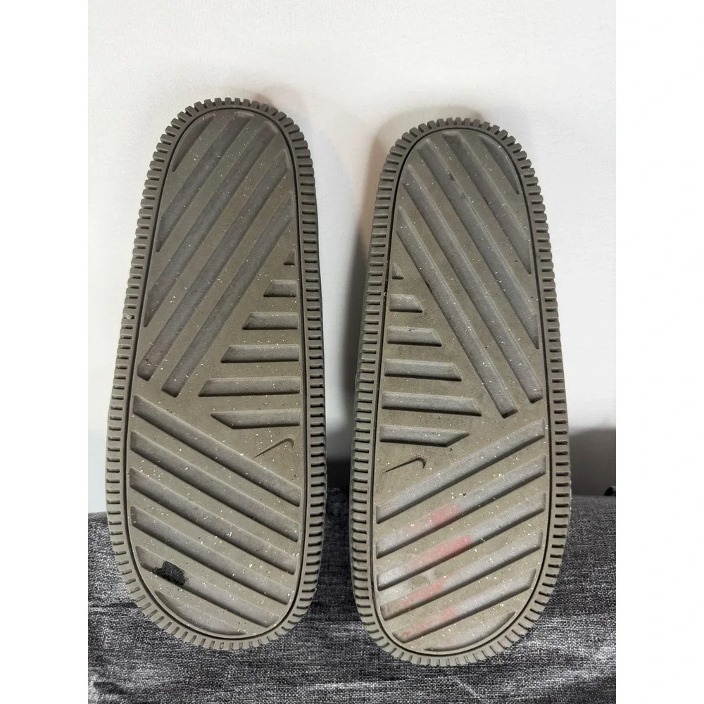 Nike Calm Slide Mens 8 Womens 9 Grey Excellent Foam Slip On Sandals FD4116-002